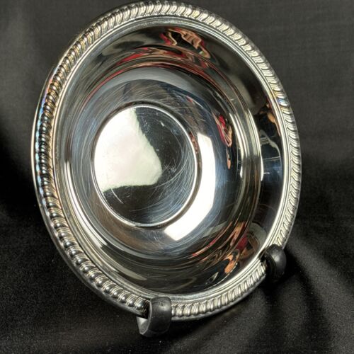 VINTAGE F. B. ROGERS SILVER CO. SILVER PLATE SMALL BOWL 6-1/2" DIA.