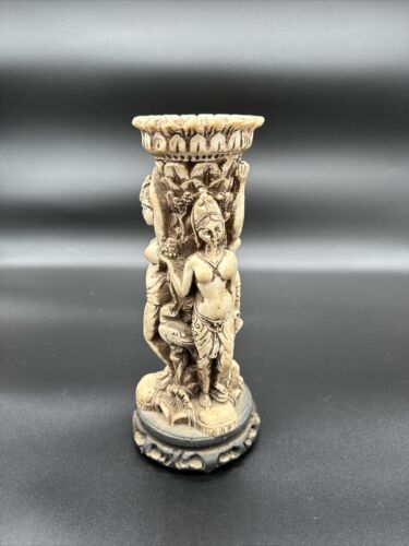 Vintage Carved Chinese Women Vase