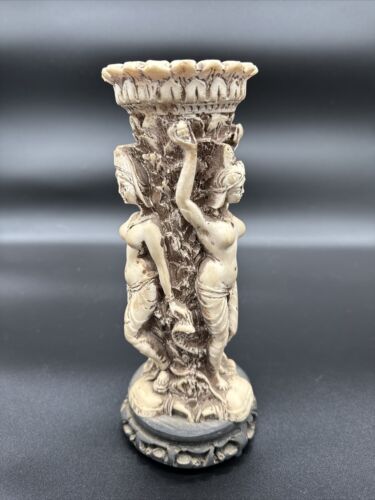 Vintage Carved Chinese Women Vase